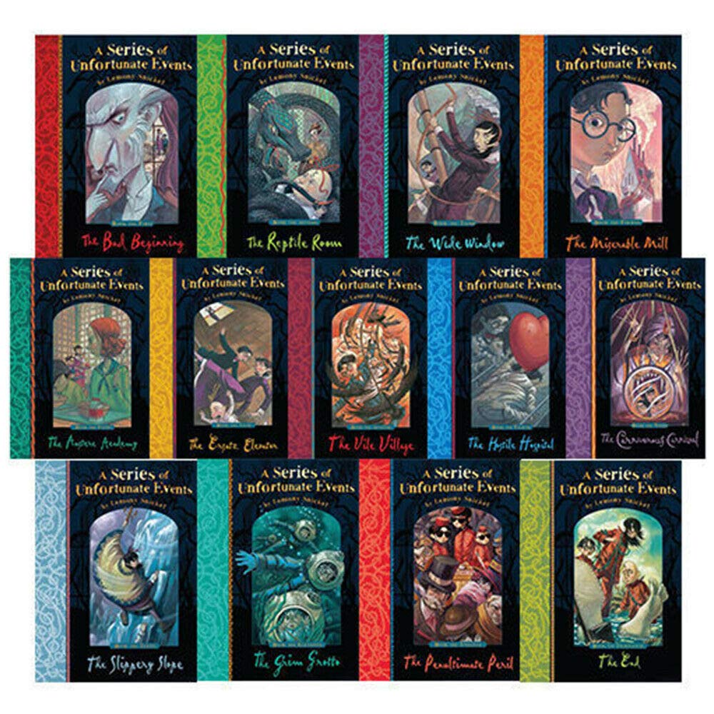 Buy A Series Of Unfortunate Events Books Set By Lemony Snicket 13 Books Set Hardcover Book Online At Low Prices In India A Series Of Unfortunate Events Books Set By Lemony