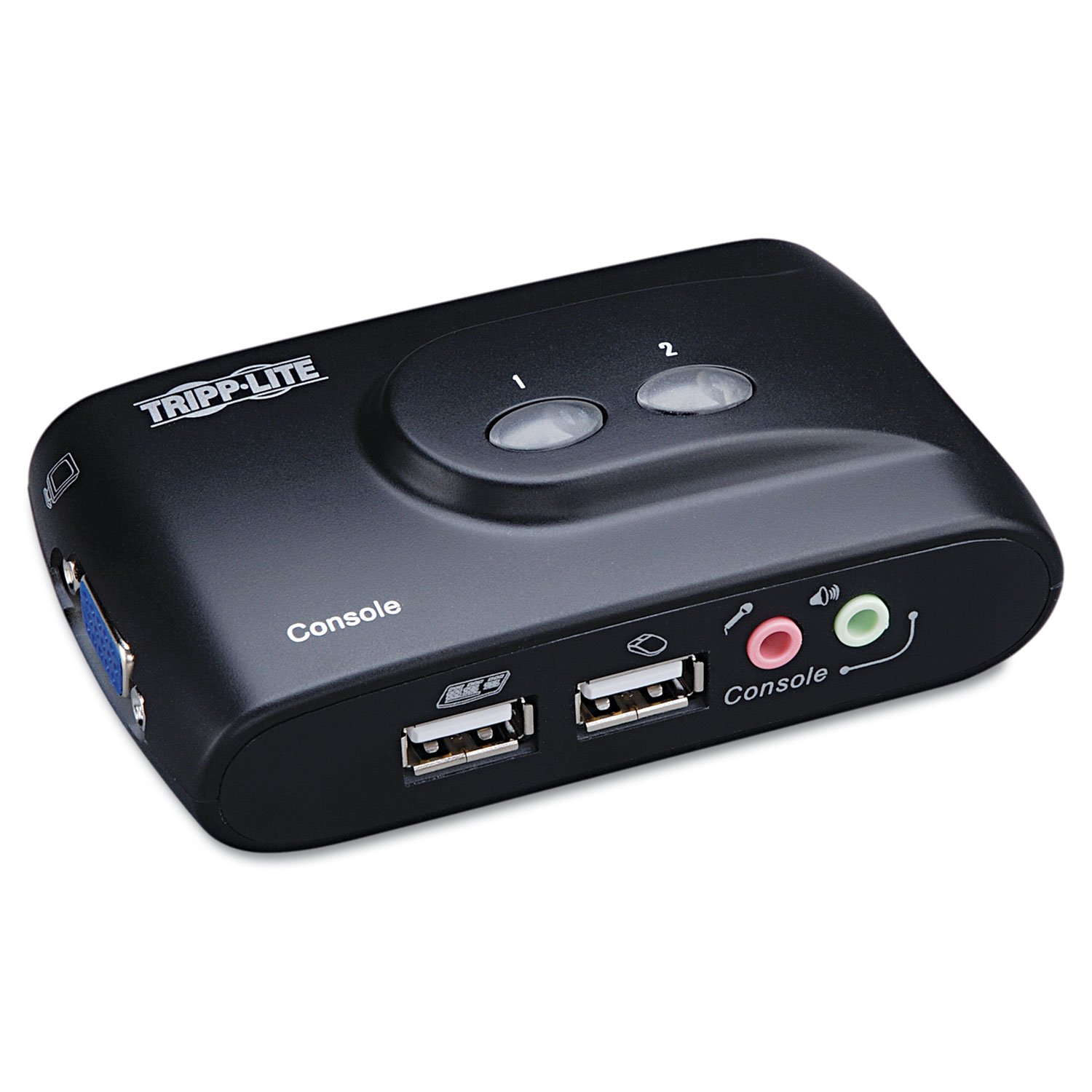 Tripp Lite B004-VUA2-K-R Compact 2-Port USB KVM Switch