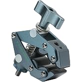 9.Solutions Savior Clamp, Articulated Jaws, Max Load: 66lbs, 9.XS1005, fit firmly onto any oddly shaped object, mount multiple pieces of equipment on one clamp