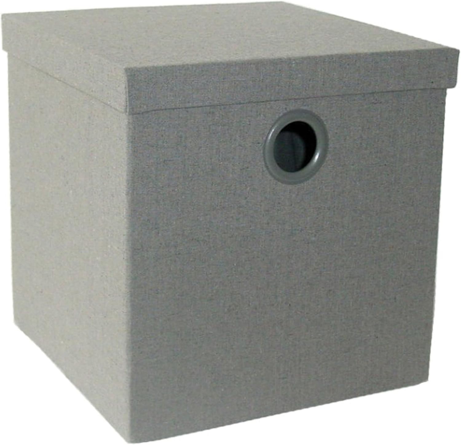 Alphaitalia Lino Caja de almacenaje Plegable, Gris, 34 x 34 x 34 cm: Amazon.es: Hogar