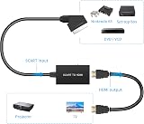 uhddadi Scart to HDMI Converter with HDMI Cable Full HD 720P/1080P view 4