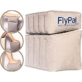 Flypal Inflatable Foot Rest Pillow, Kids Airplane Bed | Adjustable Height Leg Rest for Travel & Office | Improves Comfort & Circulation, Reduces Swelling & Fatigue | Lightweight & Portable
