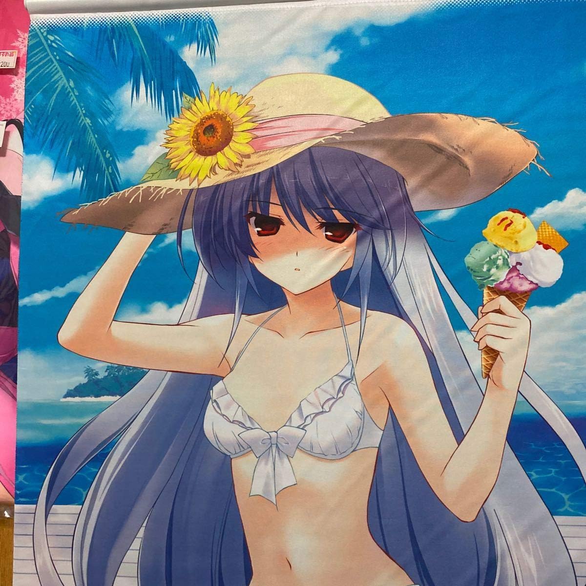 Amazon 風見一姫 描き下ろし B2 タペストリー グリザイアの果実 楽園 迷宮 フミオ 裏fmo アニメ 萌えグッズ 通販