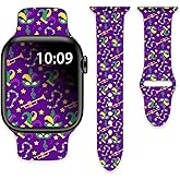 Watch Bands Compatible with Apple Watch 38mm 40mm 41mm 42mm 44mm 45mm 49mm for Women Men Silicone Wristbands Strap Replacement for IWatch Series SE 8 7 6 5 4 3 2 1