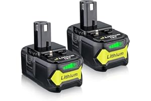 Masione 2Pack 7.0Ah High Capacity Replacement for Ryobi 18v Battery RBL 1810 with LED Indicator,Compatible with Ryobi Lithium Battery P102 P103 P104 P105 P107 P108 P109 RBL1810