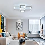 Comely LED Ceiling Light 54W Dimmable Remote 3000K-6500K White 4 Squares view 2