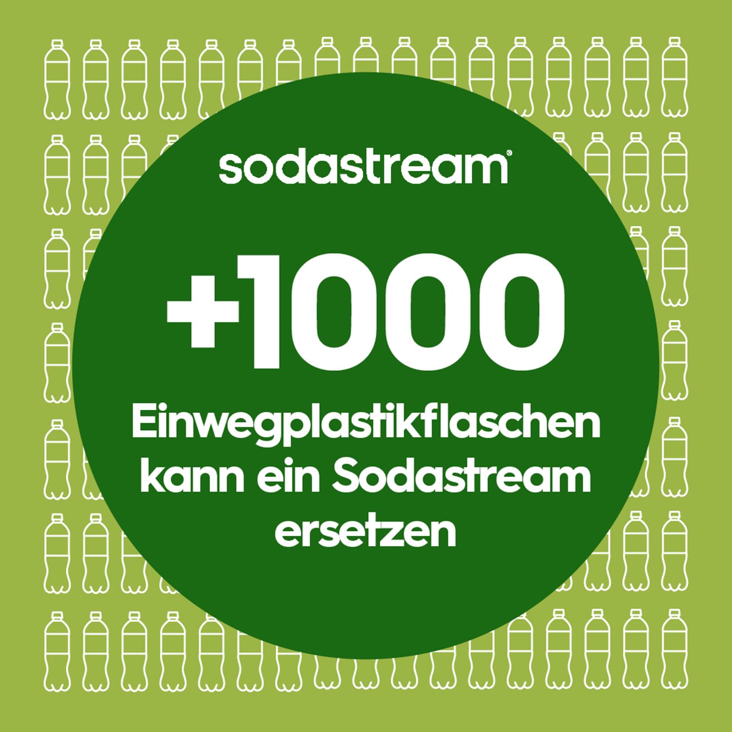 Sodastream - Terra Wassersprudler, Quick Connect Zylindersystem, mit 2x 60L CO2-Zylinder, 3x BPA-freie 1L Flasche, spülmaschinengeeignet, Nachhaltig & reduziert Einwegplastikmüll, schwarz 5