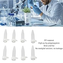 500pcs Microcentrifuge Tube, 1.5ml Polypropylene