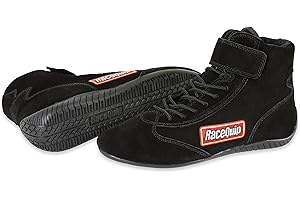 RaceQuip 30300100 Size 10 Black SFI 3.3/5 Race Shoe
