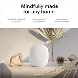 Google Wifi Pro Wi-Fi 6E Mesh Router Snow 1 Pack Fast Whole Home Coverage view 7