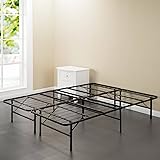 Spa Sensations Steel Smart Base Bed Frame Black, Multiple Sizes