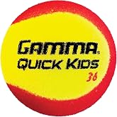 GAMMA Quick Kids Training Tennis Balls for Kids &amp; Beginners, Low-Compression Core Reduces Speed &amp; Bounce, Great for Tennis Practice, USTA &amp; ITF Approved for 10 &amp; Under Tournaments Parent