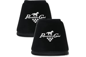 Professional's Choice Quick-Wrap Bell Boots | Ultimate in Hoof and Soft Tissue Protection | 360 Degree Wrap | Small, Medium, Large