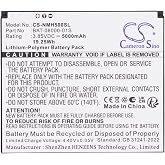 5000mAh Replacement Battery for Sonim H500 5G, H500 5G Mobile Hotspot, H700 5G Mobile Hotspot Router Modem, H700A, H700A 5G Mobile Hotsp, H700A WI-FI 7 Router, BAT-06000-01S