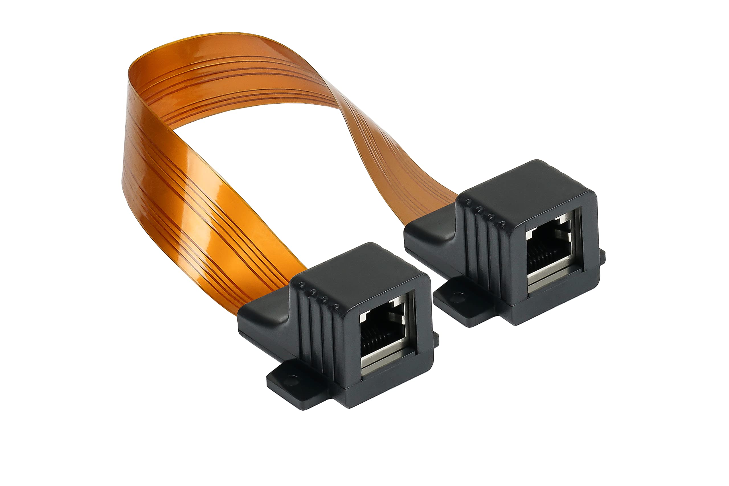 Good Connections SAT Door/Window Feed-through Cable Extremely Flat - F Coupling to F Coupling - transparent transparent Länge: 51-54 cm
