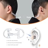 HYS Covert Acoustic Tube Security Earpiece PTT Mic for Motorola CP040 DP1400 view 6