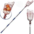 SANDEGOO Fruit Picker-a 5.5ft Long Fruit Picker Equipped with Optional Splicing of Lightweight Stainless Steel to Pick Apples, Oranges and Fruit Trees