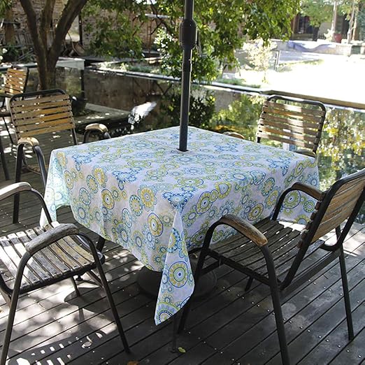 Amazon Com Do4u Waterproof Table Cloth Indoor Outdoor Tablecloth