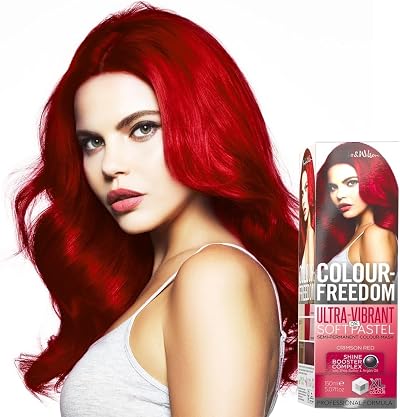 Knight & Wilson Colour-Freedom Crimson Red Colour Mask 2in1 Semi-Permanent
