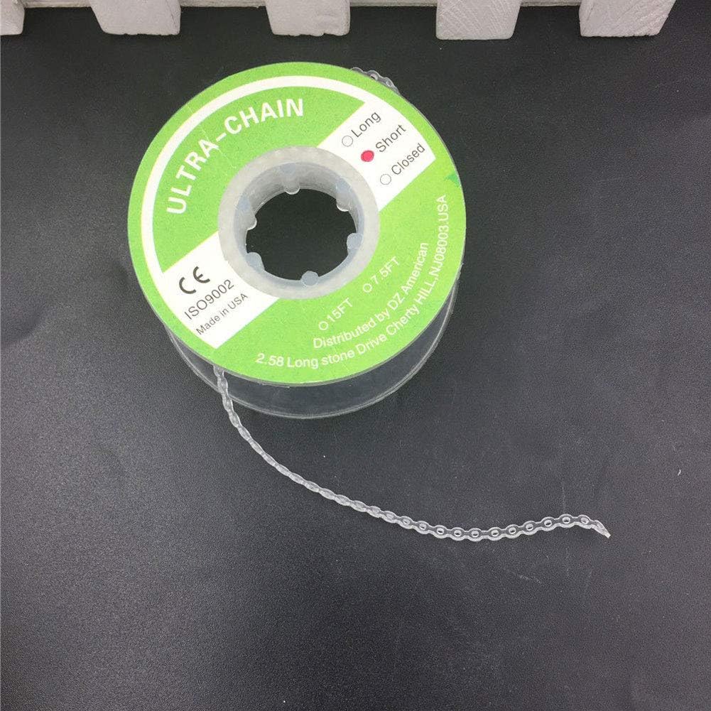 erDouckan Dental Rubber Chain & Dental Tool Orthodontic Elastic Clear Ultra Power Chain Rubber Band 3 Types, Perfect for Family Woodworking