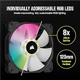 Corsair iCUE SP120 RGB Elite PWM 120mm Fan Eight RGB LEDs AirGuide Technology view 4