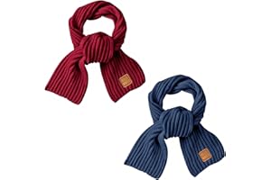 HELLO WINTER Kids Scarf Winter Neck Warmer Toddler Neck Scarf Girls Thick Scarves Boys Warm Neck Warp 2-12 Years