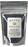 Hepp's Salt Co, Black Lava Salt, 3. oz Pouch