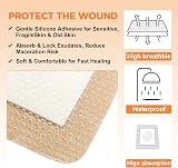 Carbou Silicone Foam Dressing 10Pcs 4x4 Waterproof Border Adhesive view 4