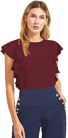 elegant blouses amazon