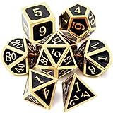 Haxtec DND Metal Dice Set D&D Dice Compatible with
