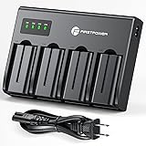 FirstPower 4 Pack NP-F550 Batteries and 4-Channel