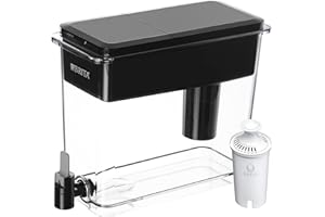 Brita 27 Cup Filter Dispenser, Reduces Chlorine taste and odour from Tap Water, Filters 151 Litres, UltraMax, Black
