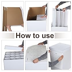 Pasimy 16 Roll Cardboard Roll File Storage