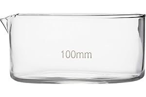 Labnique Borosilicate Glass Crystallizing Dish with Spout, Evaporation Dish (100mm), 300 ml Capacity