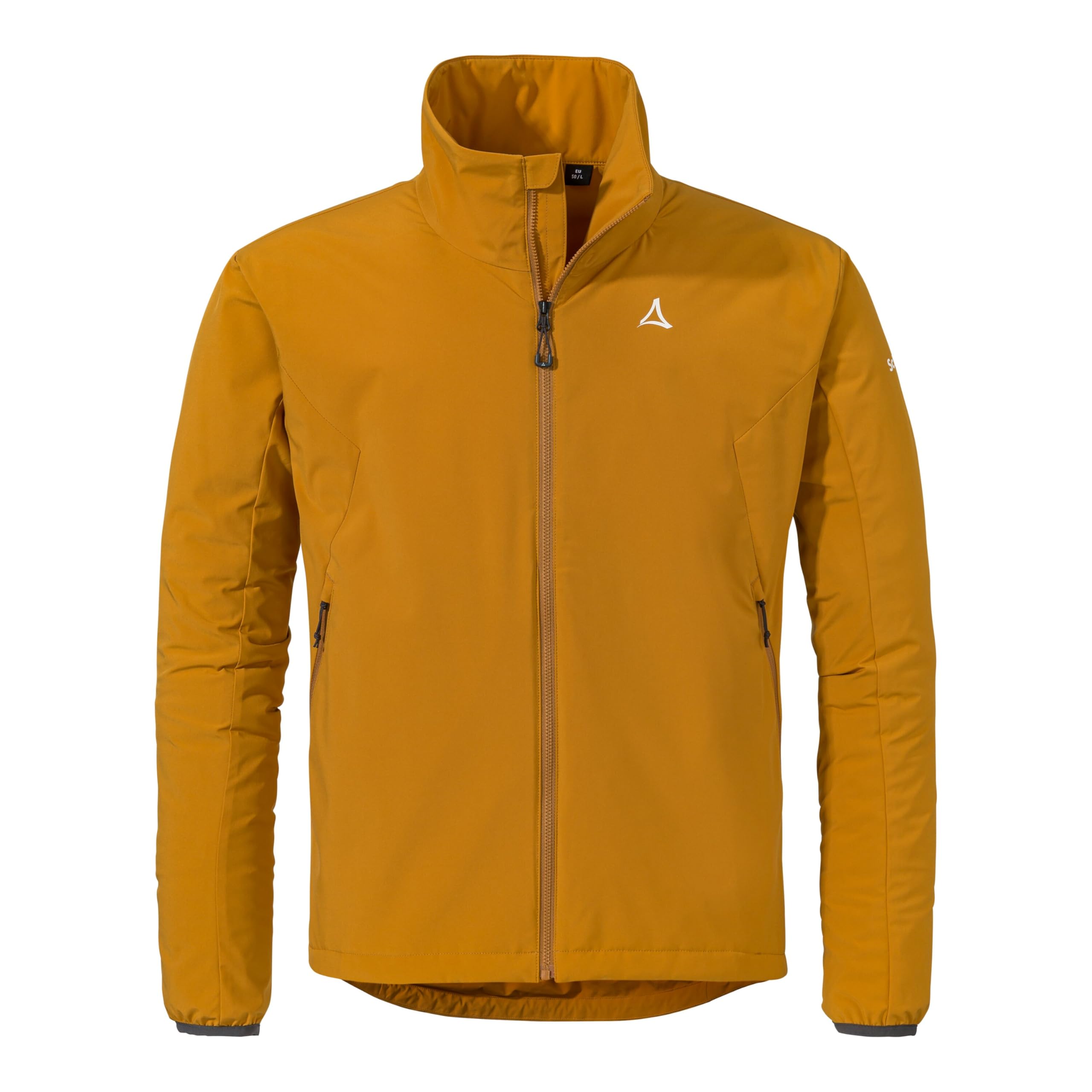 Schöffel Herren Ins Jacket Style Salza MNS, funktionale Fahrrad Regenjacke mit 4-Wege-Stretch, MTB Jacke mit vorgeformter Passform und Belüftungsöffnungen, chai, 50