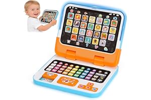 Dreamon Kids Laptop Toy Laptop Computer for Toddler Children Detachable Kids Tablet with Alphabet Music Lights Sounds Educati