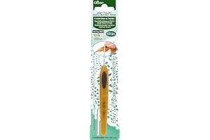 Clover Soft Touch Steel Crochet Hooks, No. 6/1.00mm