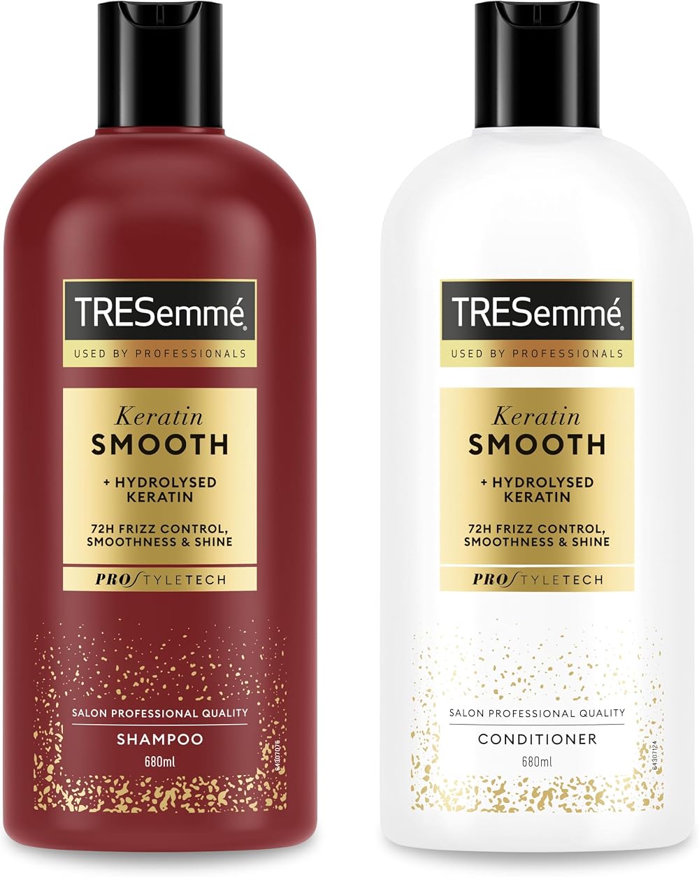 TRESemme Keratin Smooth Shampoo & Conditioner Set 680ml 72h Frizz Control