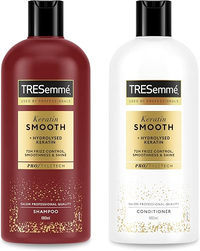 TRESemme Keratin Smooth Shampoo & Conditioner Set 680ml 72h Frizz Control