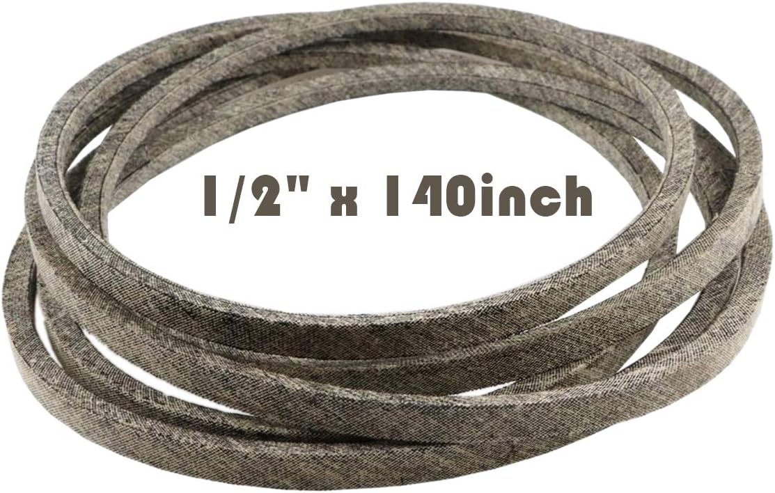 Lawn Mower Tractor Cutting Deck Blades Tranmission Drive Belt for Toro Time Cutter 110-6892 Z5000 Z5020 Z5030 Z5035 Z5040 ZZ5060 1/2"x140" Made with Kevlar