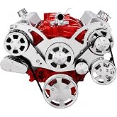 Small Block Chevy All Inclusive Serpentine Kit for 283 302 305 327 350 400 SBC Engines