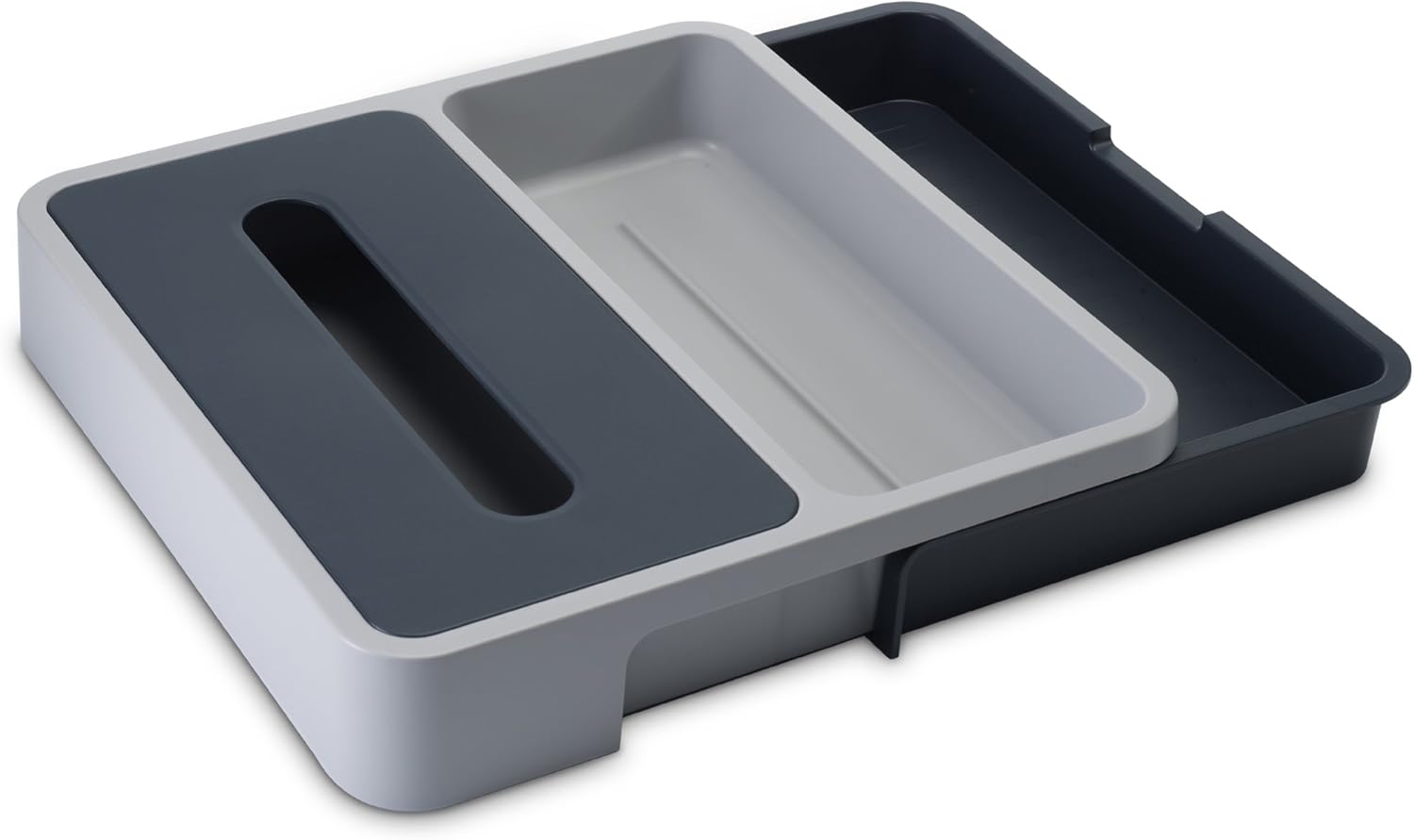 Joseph Joseph Drawer Store Organiser with Bag Dispenser Grey/ Grey