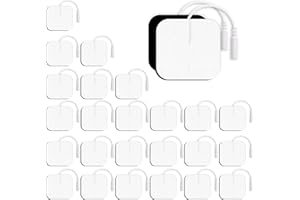 ANRLAFIE TENS Unit Replacement Pads TENS Unit Pads TENS Pads 2x2”26 PCS Electrodes Pad Reuse More Than 35-50Time, Self Stick and Non-Irritating,Tens Electrode Pads for TENS/EMS Muscle Stimulation Machine