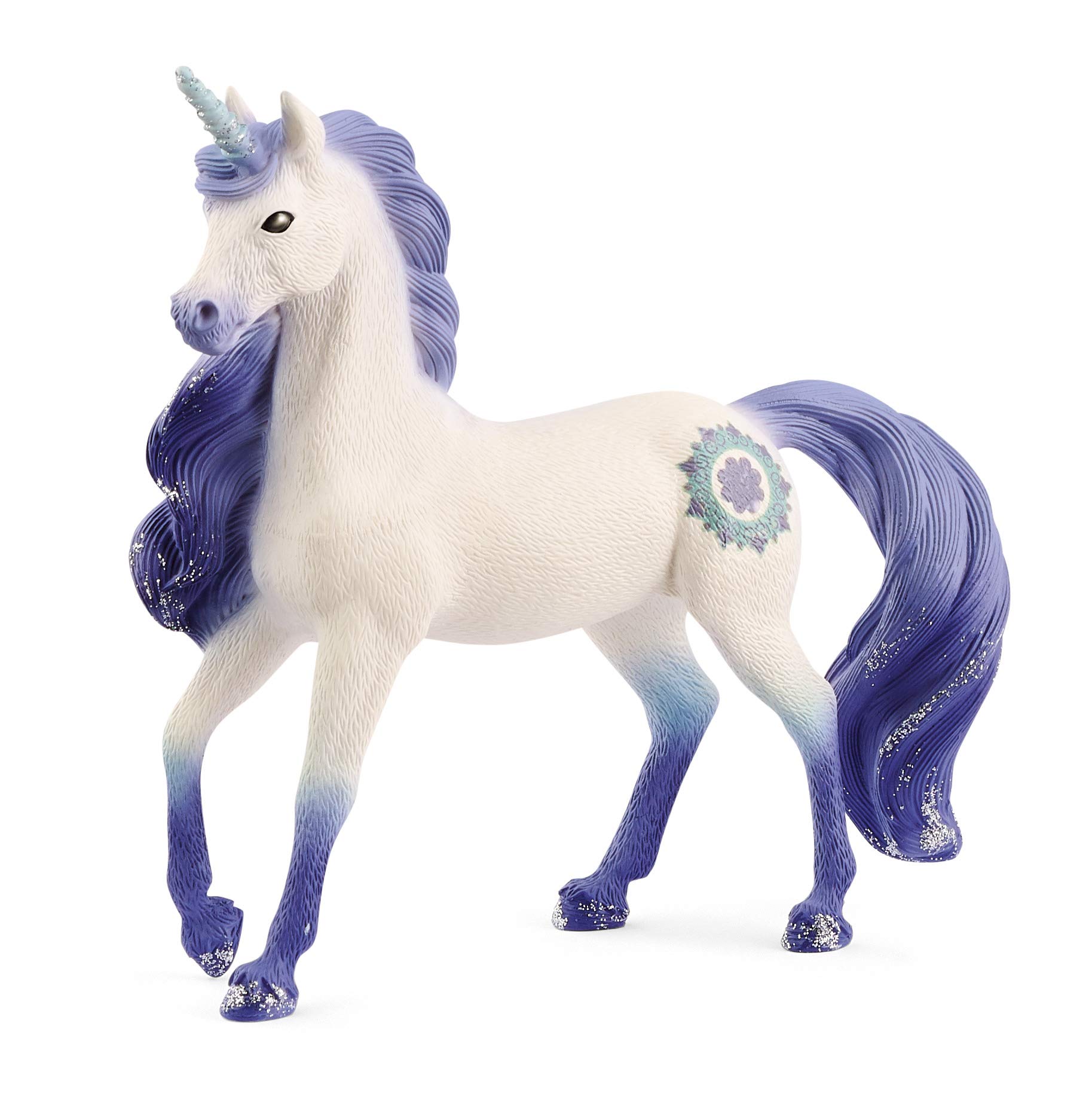 SCHLEICH bayala - Mandala Unicorn Stallion Toy for Girls and Boys - Fantasy Horse Figurine for Kids Ages 5+