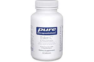 Pure Encapsulations Ester-C & Flavonoids | Vitamin C Supplement for Antioxidant, Immune and Vascular Support* | 90 Capsules