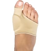 ZenToes Bunion Relief Sleeve, Gel Pad Cushion, 1 Pair (Large) | Cushioned support for big toe alignment &amp; bunion discomfort. Fits women's 7-12, men's 6-10, wear in shoes