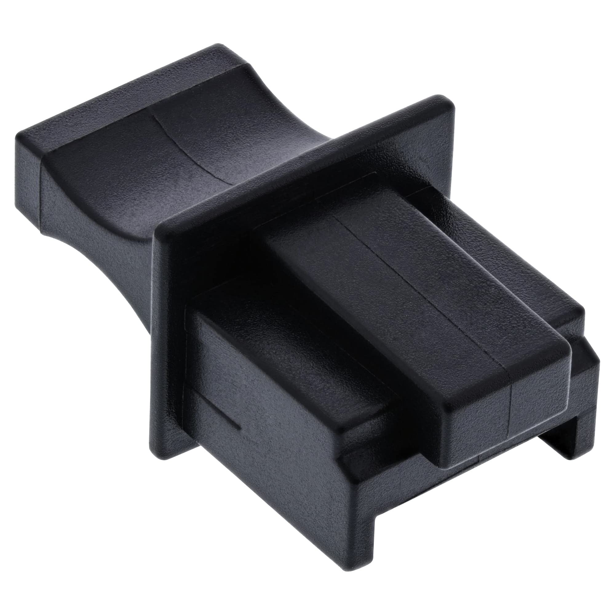 InLine 59942E Pack of 100 Dust Covers for RJ45 Socket Black