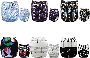 printed cloth diapers