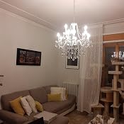 Lampadario Saint Mossi In Cristallo K9 – 5 Luci, Design Moderno Cognac, Perfetto Per Soggiorno, Camera O Sala Da Pranzo