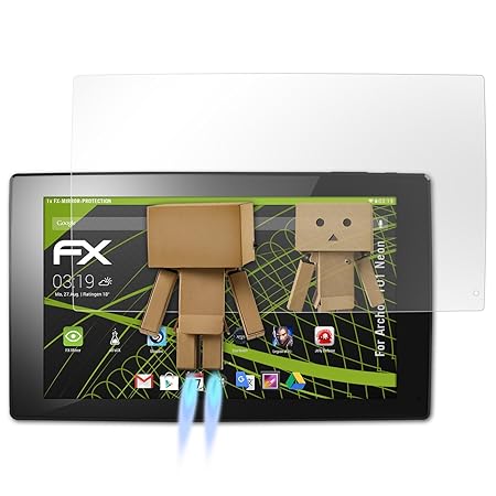 atFolix Displayfolie für Archos 101 Neon Spiegelfolie, Spiegeleffekt FX Schutzfolie